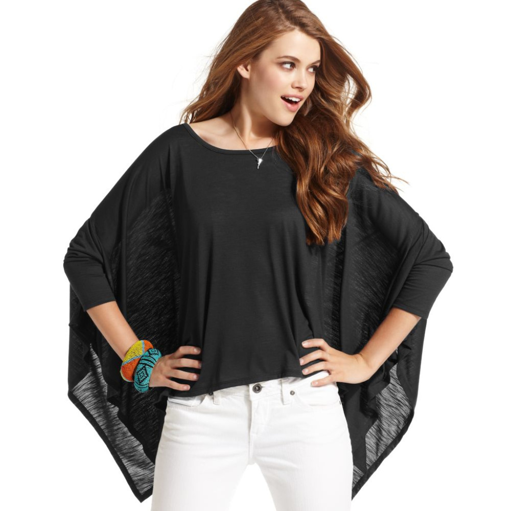 Jessica Simpson Ipanema Navy Poncho